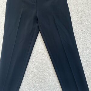 St. John Black Women's Cropped Dress Pants